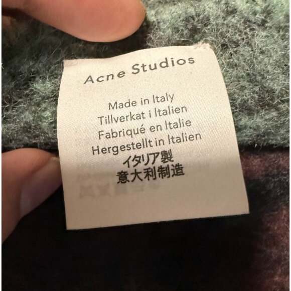 ACNE STUDIOS VALLY CHECK SCARF MULTICOLOR - Picture 5 of 7